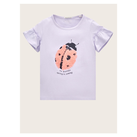 Světle fialové holčičí tričko Tom Tailor - Holky