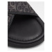 Šedo-černé pánské vzorované pantofle ALDO Olino