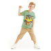 mshb&g Safari Boy's T-shirt Gabardine Shorts Set