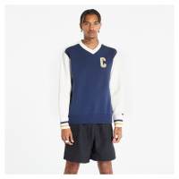 Champion V-Neck Sweatshirt Blue/ White