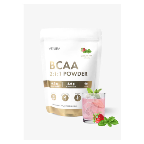 VENIRA BCAA 2:1:1, jahoda a máta, 300 g