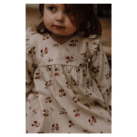 Dětské bavlněné šaty That's mine 021728 Frey Dress béžová barva, mini