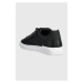 Kožené sneakers boty Just Cavalli černá barva, 75QA3SB3 ZP287 899