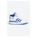 Kožené sneakers boty adidas Originals Forum Mid J bílá barva, FZ2085-white