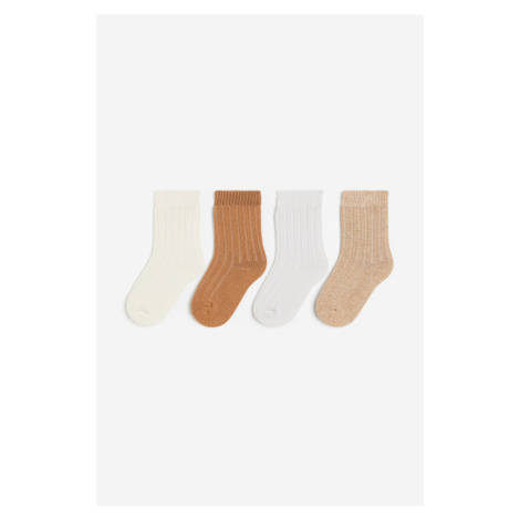 H & M - Ponožky 4 páry - šedá H&M