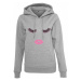 Mr. Tee Ladies Eyelashes Hoody heather grey