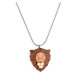 Dřevěný přívěsek BeWooden Lion Pendant na krk