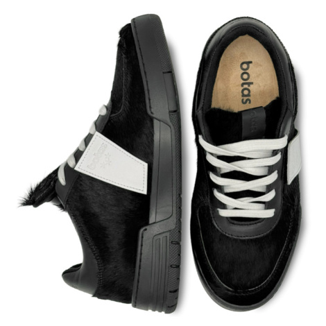 Botas Angry Beards Bearded Sneakers - Dámské kožené tenisky / botasky černé česká výroba ze Zlín Vasky