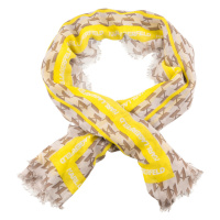 Šátek karl lagerfeld k/monogram aop scarf žlutá