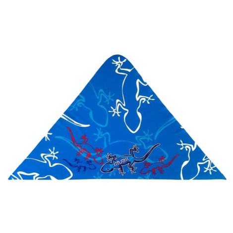 Rituall Trojcípý šátek ještěrky modrá