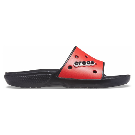 Crocs Classic Crocs Colorblock Slide Black/Flame