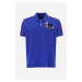 Polokošile la martina man polo s/s piquet stretch modrá