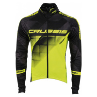 Pánská cyklistická bunda CRUSSIS černo-fluo žlutá černá-fluo žlutá