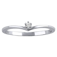 Stříbrný prsten Delilah s Brilliance Zirconia