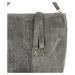 Kožená kabelka přes rameno Mazzini VS87 šedá