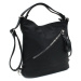Černá dámská kabelka s kombinací batohu Adalyn Tapple
