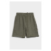 ŠORTKY GANT RELAXED LINEN SHORTS zelená