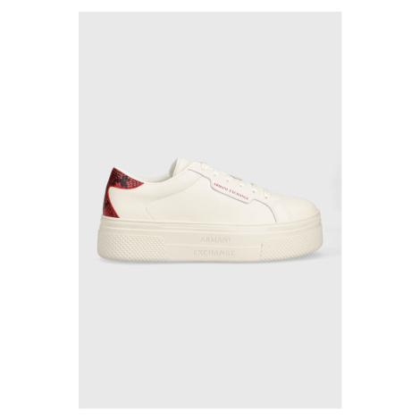 Sneakers boty Armani Exchange béžová barva, XDX132 XV723 K617