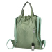 Volnočasový lehký kabelko/batůžek Daniel, světle zelená