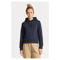 MIKINA GANT REG TONAL SHIELD HOODIE modrá