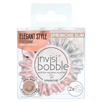 Invisibobble Gumička do vlasů Sprunchie Slim Bella Chrome 2 ks