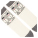Dětské vlněné ponožky Vlnáč sněhulák šedý Fusakle
