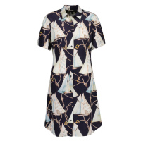 ŠATY GANT REG SAILING PRINT SHIRT DRESS modrá