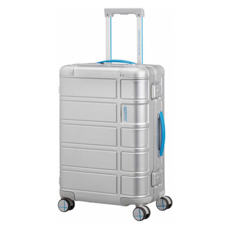 American Tourister Kabinový cestovní kufr Alumo Spinner Neon 34 l - modrá