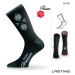 Ponožky vysoké Lasting SCK 85% Merino - zimní treking / lyže - šedočerné