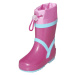 Playshoes Wellingtons Basic lemované růžovou barvou