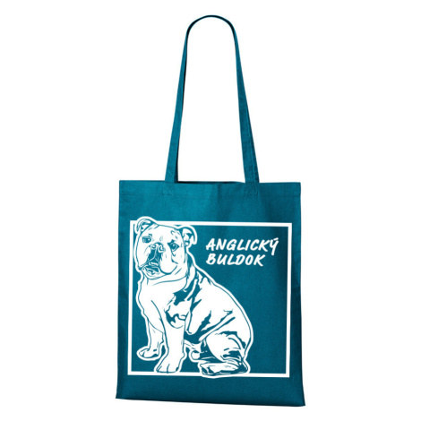 Plátěná taška s potiskem Anglického buldoka - pro milovníky psů BezvaTriko