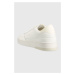 Kožené sneakers boty Guess Silea bílá barva, FM5SIL ELE12 WHIWH