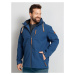Softshell bunda s kapucí odnímatelnou zipem G.I.G.A. DX by Killtec Středně modrá