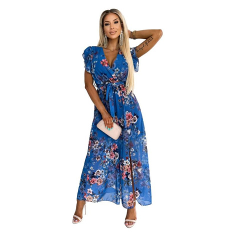 Dámské šaty Numoco 473-1 ARIA | modrá