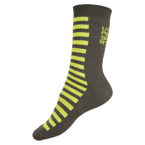 Litex Termo ponožky 9A011 žlutozelená