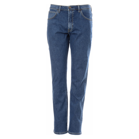 Lee jeans Brooklyn Straight Mid Stonewas pánské modré