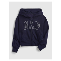 Modrá holčičí mikina GAP Logo hoodie