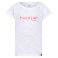 Hannah Kaia Jr Dívčí bavlněné tričko 10029060HHX white (pink)