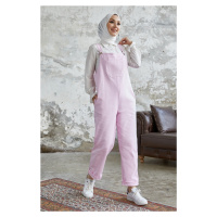 InStyle Lindy Strappy Overalls as Pink