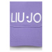 Bavlněná baseballová čepice Liu Jo fialová barva, s potiskem