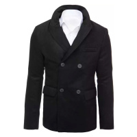 D Street Pánský dvouřadý kabát Ryedure černá Černá
