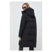 Péřová bunda Silvian Heach dámská, černá barva, zimní