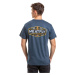 Meatfly pánské tričko Lampy Navy Heather | Modrá | 100% bavlna
