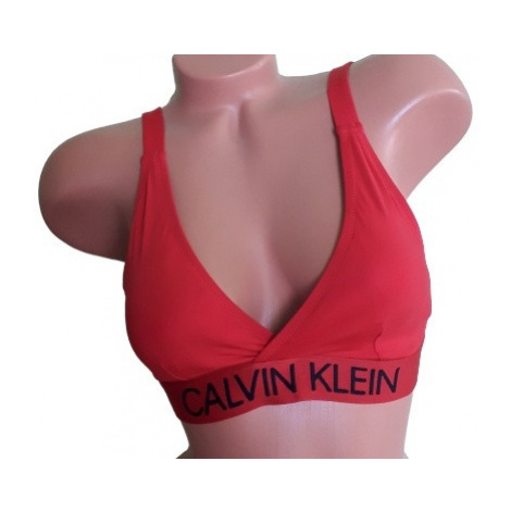 Dámská plavková podprsenka Calvin Klein KW00893 červená | červená