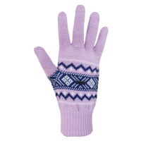 KAMA R113 Pletené Merino rukavice , růžová
