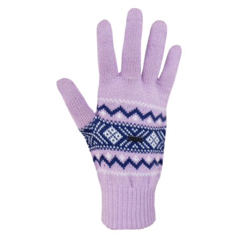 KAMA R113 Pletené Merino rukavice , růžová