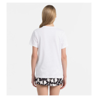 Dámské tričko QS6105E - 100 bílá - Calvin Klein