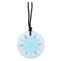 Jellystone Designs Uklidňující přívěsek Sněhová vločka světle modrá