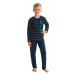 Chlapecké pyžamo Taro 2621 Harry tmavě modré | tmavě modrá