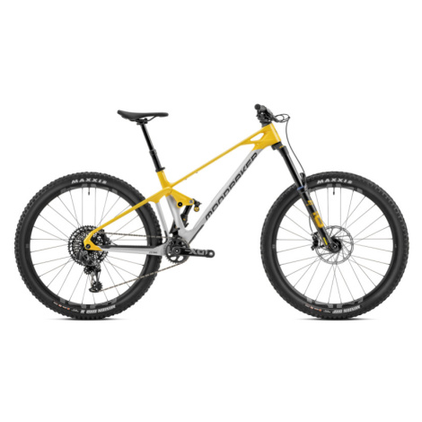 MONDRAKER-Foxy Carbon XR MIND, racing silver/yellow Stříbrná 2023